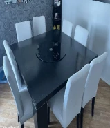 Dining table with chairs