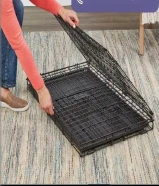 dog metal crate , قفص كلب معدني قابل للطي