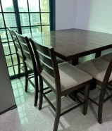 Dining table with 6 chairs