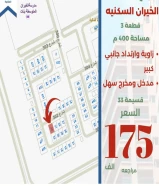 Land for sale in Al-Khairan Al-Sakaniah