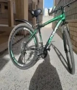 BASA CYCLE GREEN BLACK COLOR