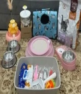 للبيع مستلزمات قطوه مع الالعاب97664868