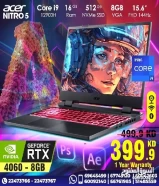 Acer Nitro 5 Core i9-12900H Nvidia RTX4060 8GB VGA 15.6inch