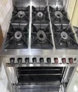 Loanفرن غاز تجاري (6 عيون) ماركة MasterChef للبيع