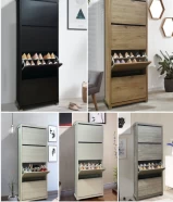 Wooden shoe cabinet (new) available... order via WhatsApp... delivery and installation available