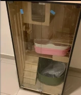 بيت قطط نظيف