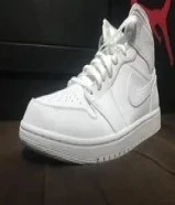 KWDNike Air Jordan 1 Mid White Blank