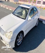 للبيع مرسيدس c200 موديل 2005 لون ابيض نظيفه جدا