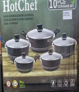 طقم طناجر غرانيت 10 قطع من HOTCHEF