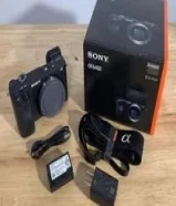 Sony A6400 mirrorless camera with lens