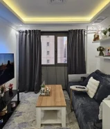 Furnished apartment, will be free on 25 October. 500 KD for all items inside the flat.