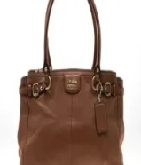 coach leather shoulder bag used