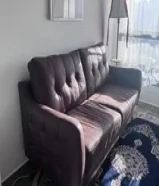 Sofa faux leather for sale 3 seaters