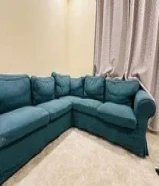Ikea Sofa, washing machine , fridge, Tv cabinet