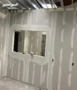 صباغ شاطر وجبس بورد قواطع بارتيشن اصباغ وديكور براويز ورق جدران بديل الرخام بديل الخشب صبغ جبسم بورد