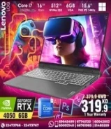 Lenovo i7 Nvidia RTX4050 6GB VGA 16GB Ram 15.6inch FHD 144Hz 13th Gen