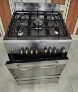 للبيع فرن ماركه جليم غاز الايطالي خمس شعالات شغالين نوعيه ممتازه وشبك قوي تجميع وتصميم