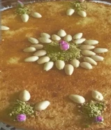 حلويات كيك تخرج وحلويات عربي بسبوسه وكنافه وترافل منجه و فروله