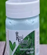 دينارماسك طيني لتنقية الوجه بخلاصة النعناع Royal Beauty Spearmint Purifying Clay Mask