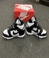 Nike Dunk High Retro- black and white Original with box - new shoes