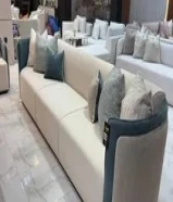 كنبه 3متر و2 كرسي مفرد ب180 الكنب جديد وليس مستعمل66066691