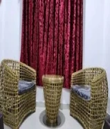 100 KWDCalculate Your Loan3 Pieces Rattan Table and Chair Set