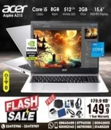 Acer Aspire i5 8GB Ram 512GB SSD 2GB VGA 15.6 FHD