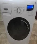 غساله اتوماتيك ويرلبول إيطالي 10كيلو شغاله بامتياز بكامل أغراضها بالمهبوله