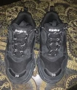 original balenciaga triple s used once