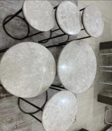 طاولات رخام + كرسي بلايستيشن