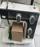 ماكينة خياطة + ماكينة سرفله