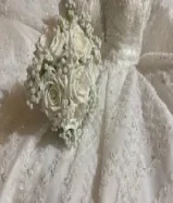 فستان عرس ابيض اجار فقط