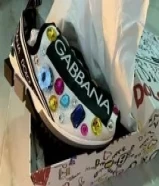 Original Dolce & Gabbana Sorrento Slip-ons with Multi Color