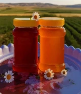 العسل الطبيعي من جبال إيران البكر كل قطرة من الذهب الذهبي - عسل طبيعي وليس إضافي
