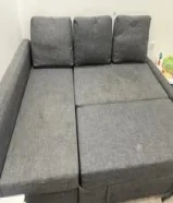 alculate Your Loanكنبة سرير حرف L من ايكيا Sofa bed from ikea