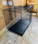 قفص كلب كبير الحجم تم تركيبة ولم يستعمل ولا يوم واحد سعره الاصلي 65 دينار من بت زون