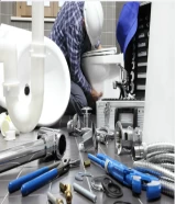 Sanitary technician, establishing and finishing all sanitary works and sewage wiring