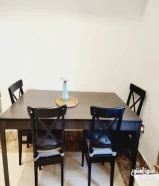 Dinning Table + 4 Chairs (IKEA) طاولة طعام من ايكيا + اربع كراسي